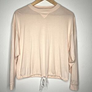 Jack Wills Sporting Goods Pink Pullover Long Drawstring Waist size 4